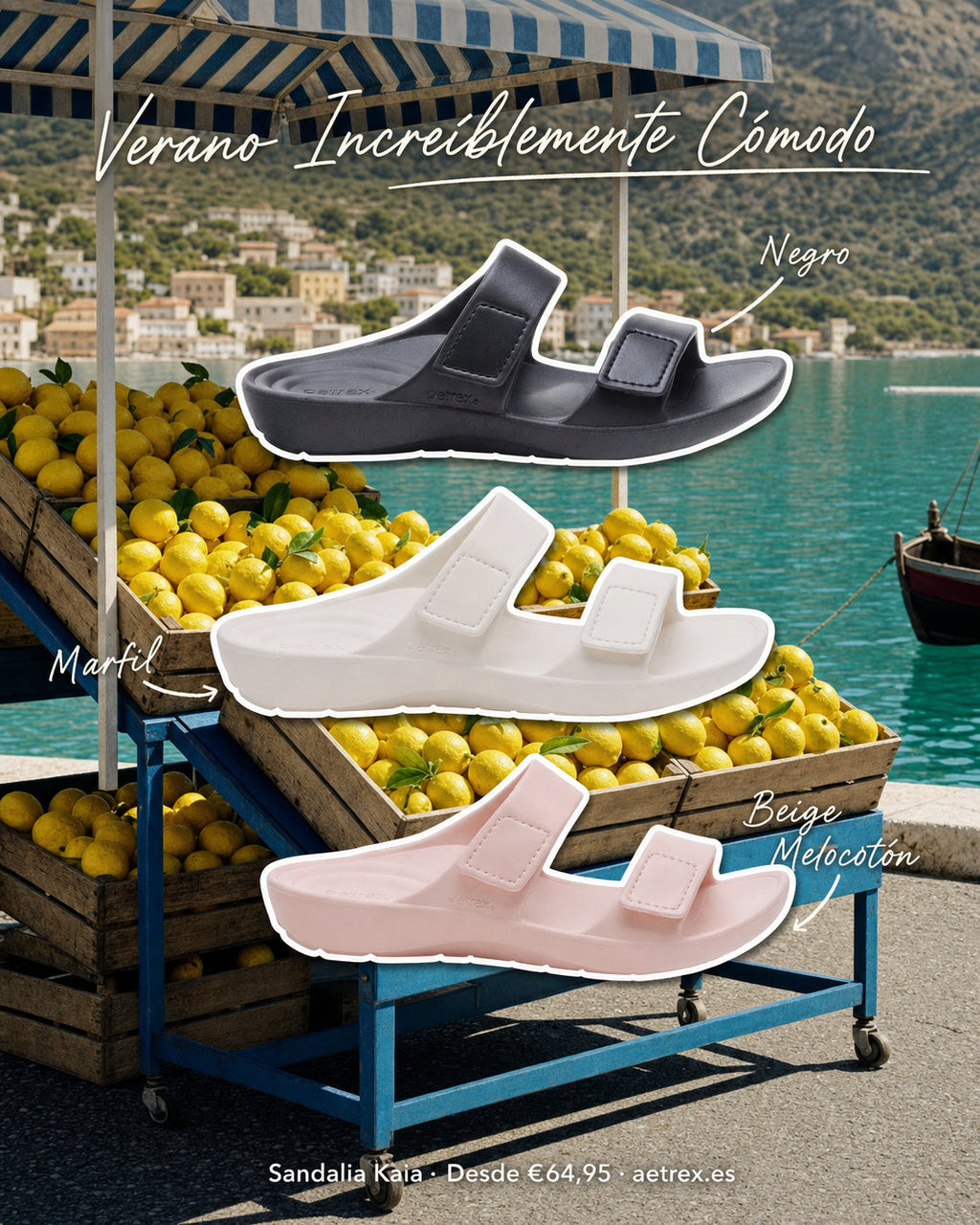 Kaia Two-Band Sandal