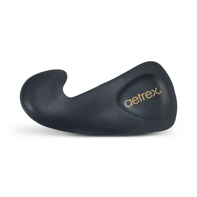 L105 Women's Fashion Insoles – Insole for Wedge Heels or Boots – in black (top view).