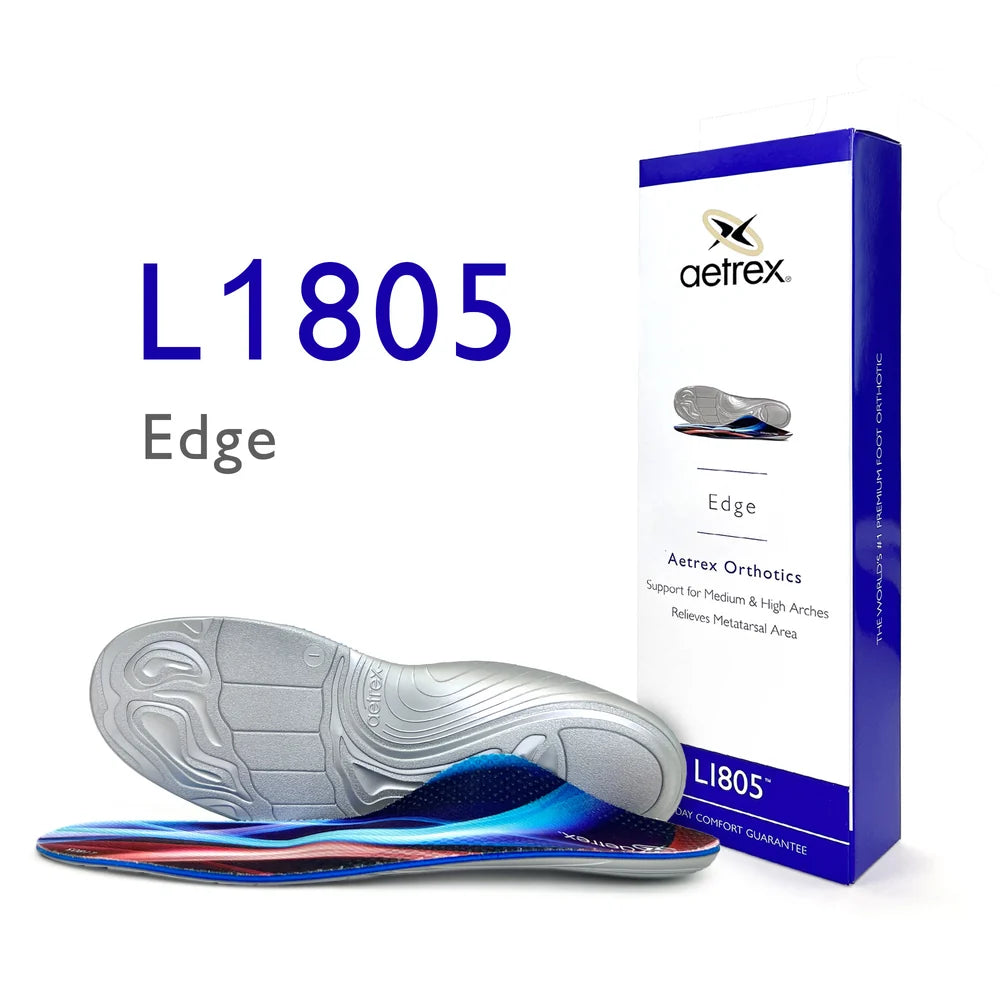 L1805 Unisex Edge Insoles with Metatarsal support