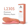 L2305 Women's Memory Foam Insole – Extra Comfort with Metatarsal Support.