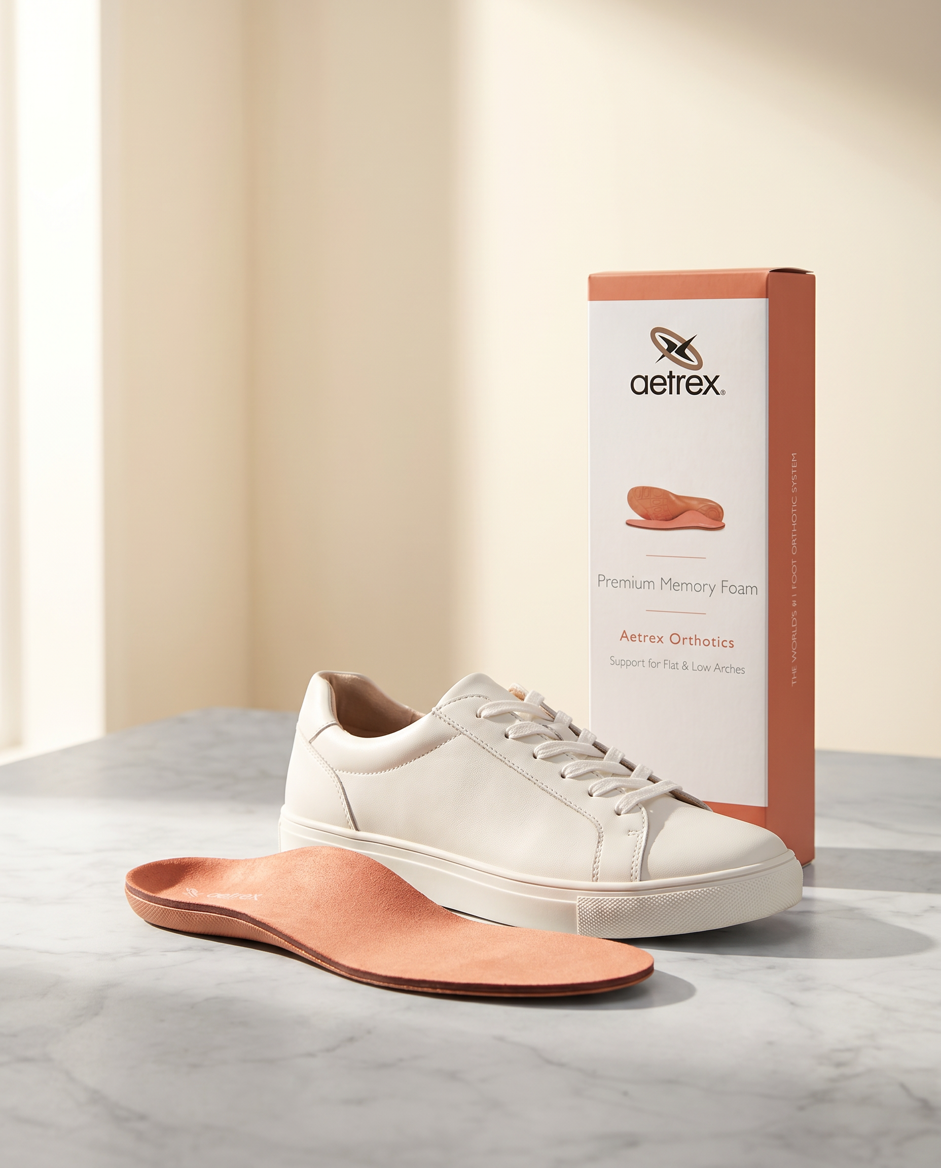 L2320 Women's Memory Foam Insole – Extra Comfort for Flat Feet
