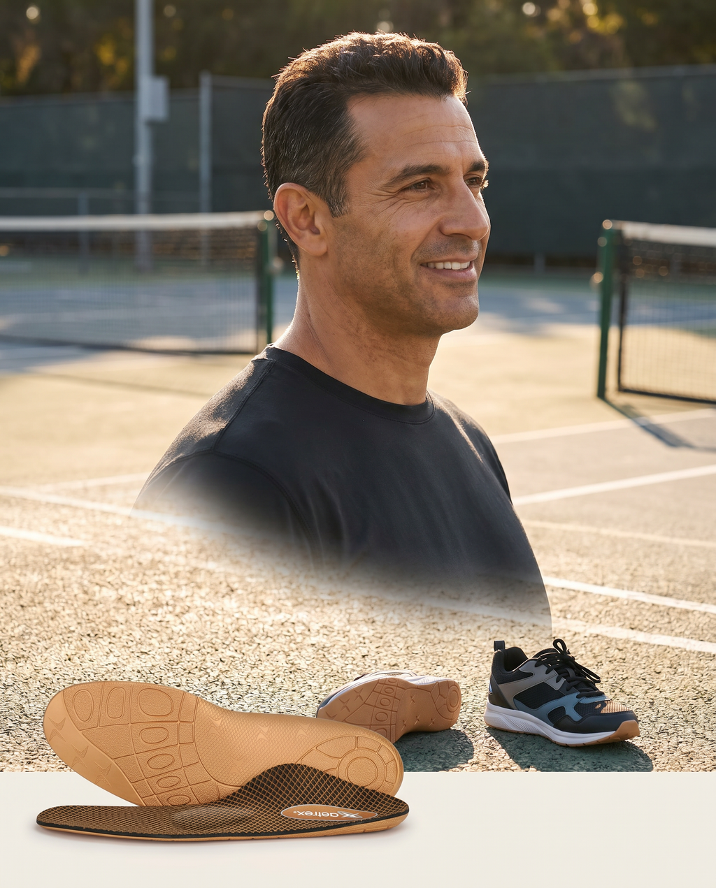 L405 "Compete" Men's Insoles – Sport Insoles with Metatarsal Support