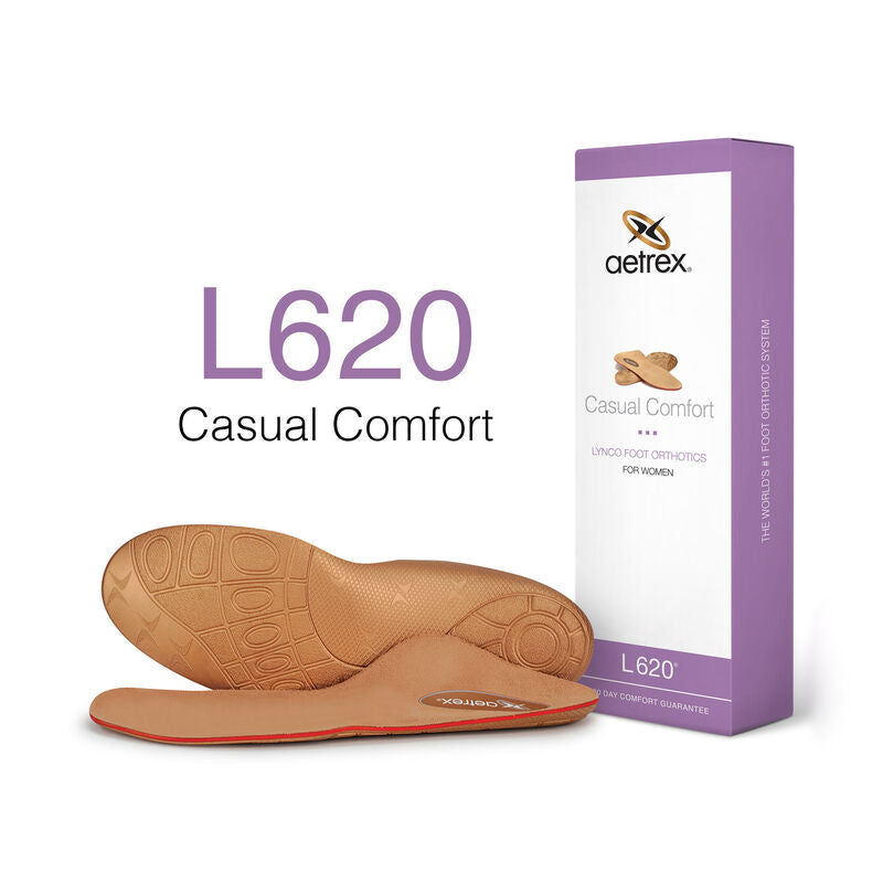 L620 Women's Casual Comfort Insole – Flat Feet.