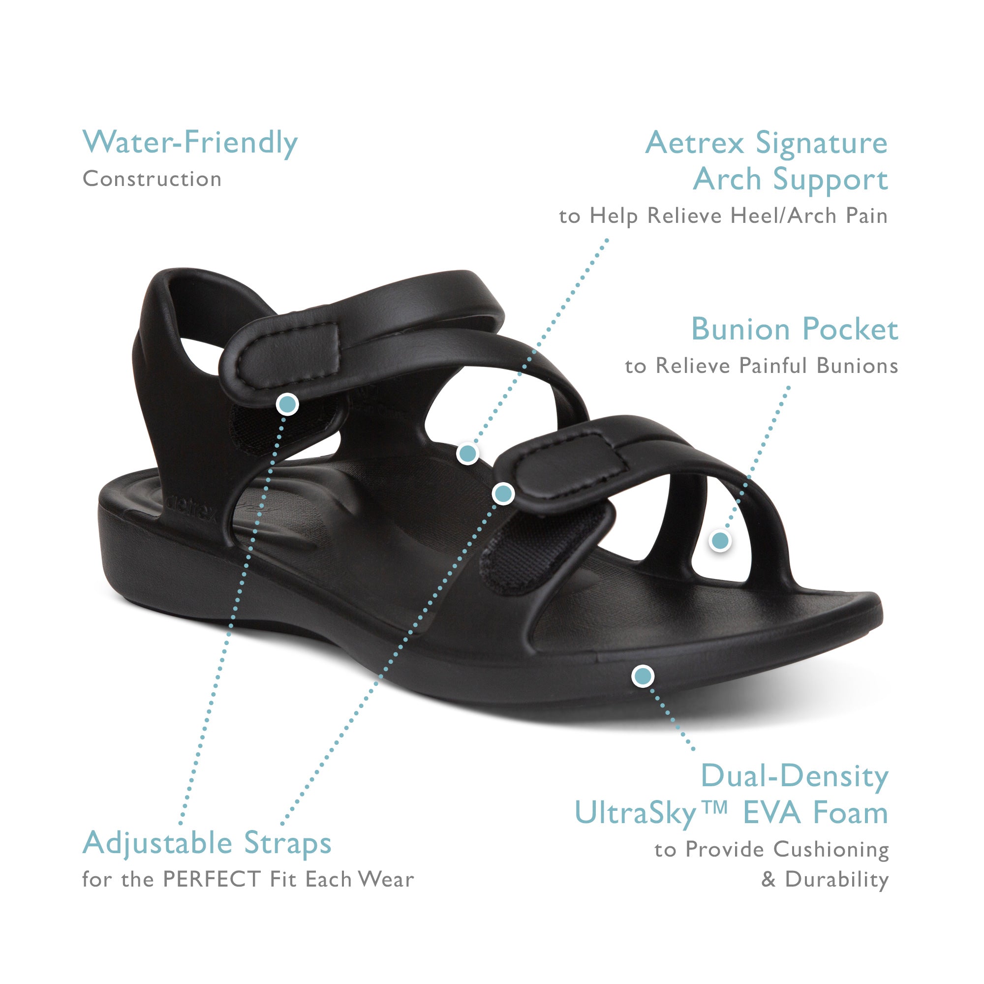 Jillian Sport Sandal with "SkyCloud" Technology.