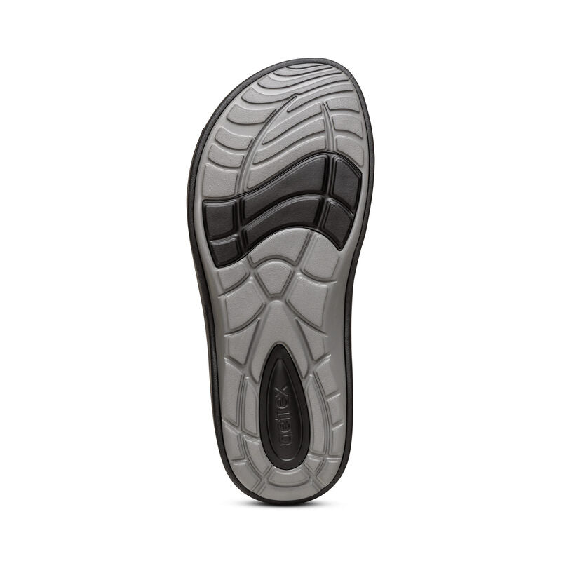 Milos Men's Sandal – with non-slip outsole (bottom view).