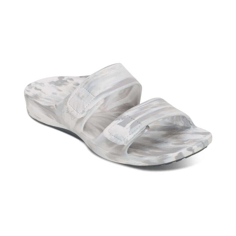 Milos Men's Sandal – with cushioned outsole (front view).