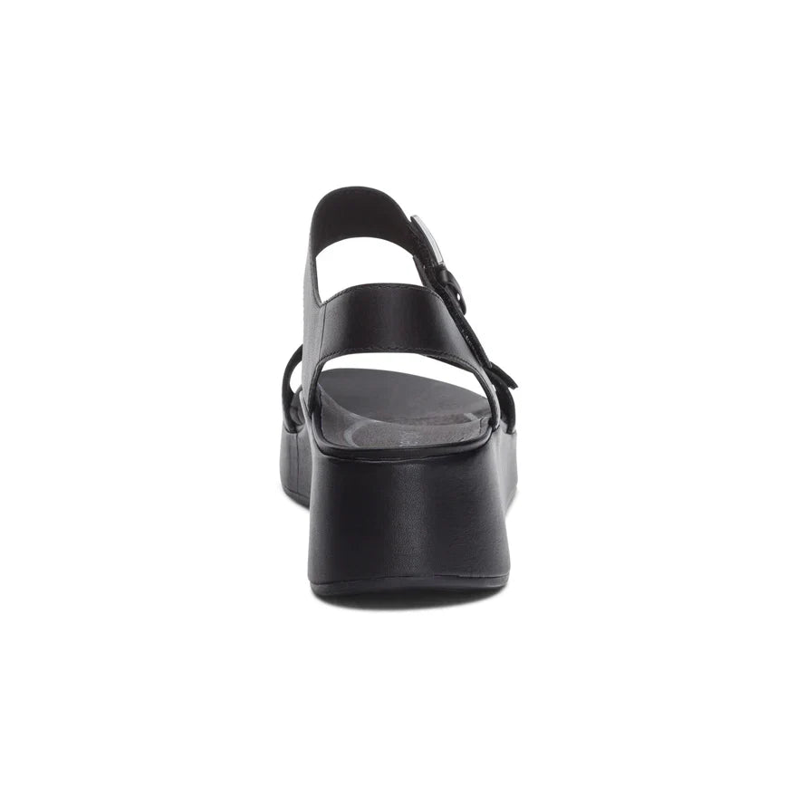 Ariel Wedge Sandal with Adjustable Strap.