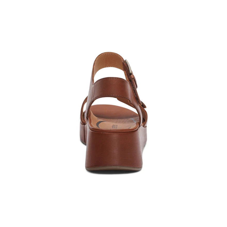 Ariel Wedge Sandal with Adjustable Strap.