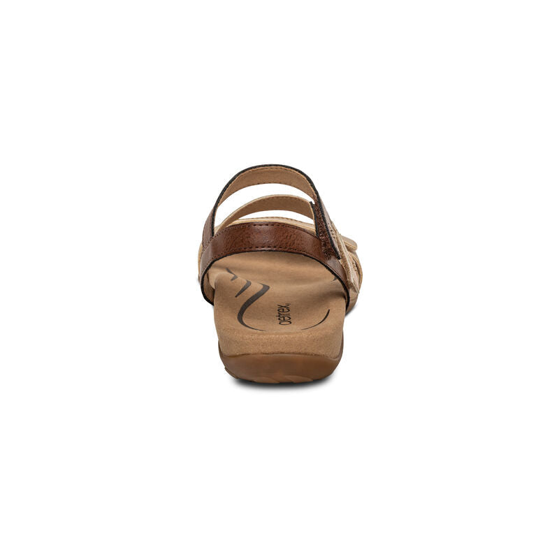 Gabby Adjustable Strap Sandal – Leather.