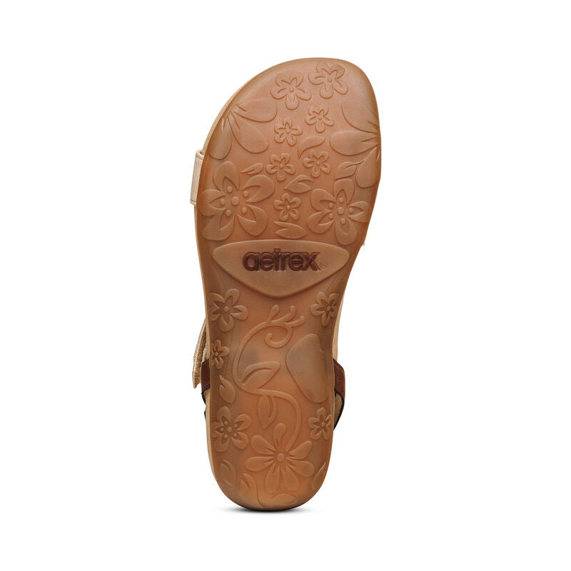 Gabby Adjustable Strap Sandal – Leather.