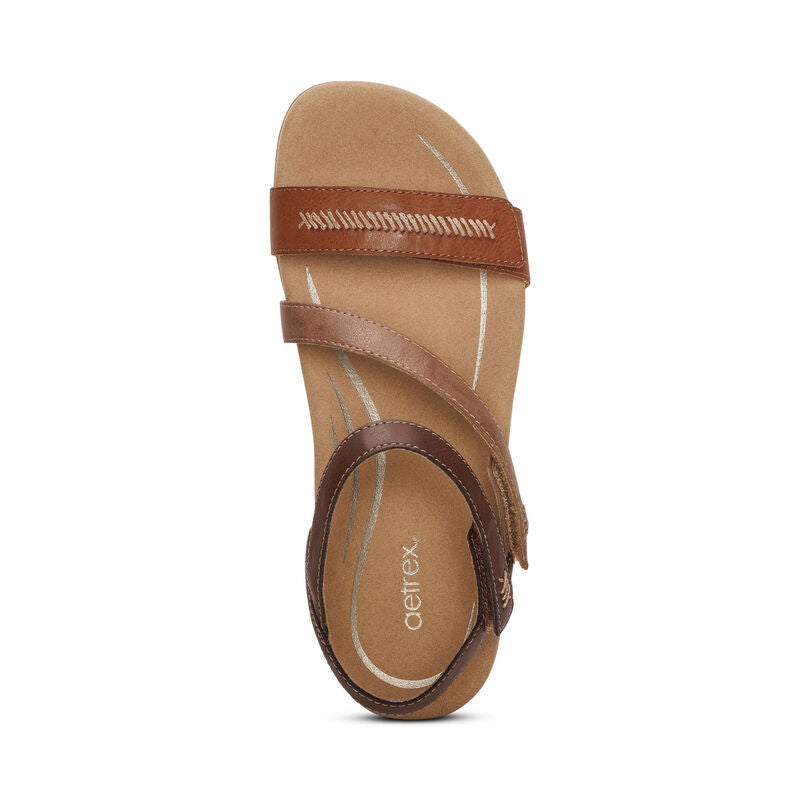 Gabby Adjustable Strap Sandal – Leather.