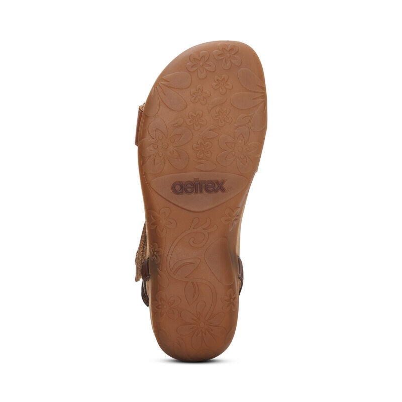 Gabby Adjustable Strap Sandal – Leather.