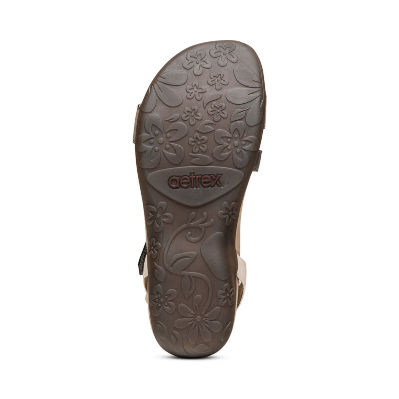 Gabby Adjustable Strap Sandal – Leather.