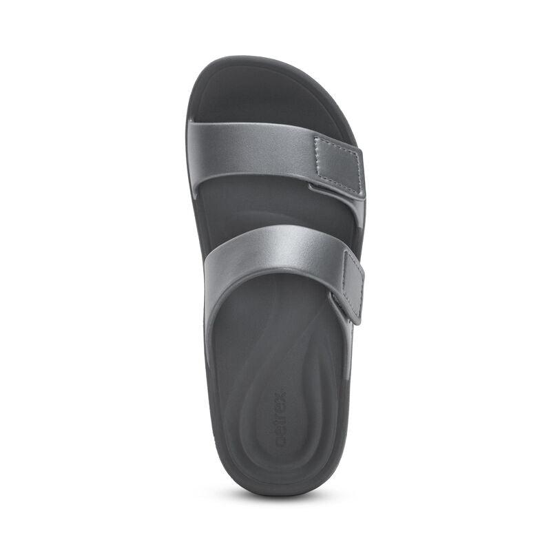 Kaia Two-Band Sandal – with cushioned outsole.