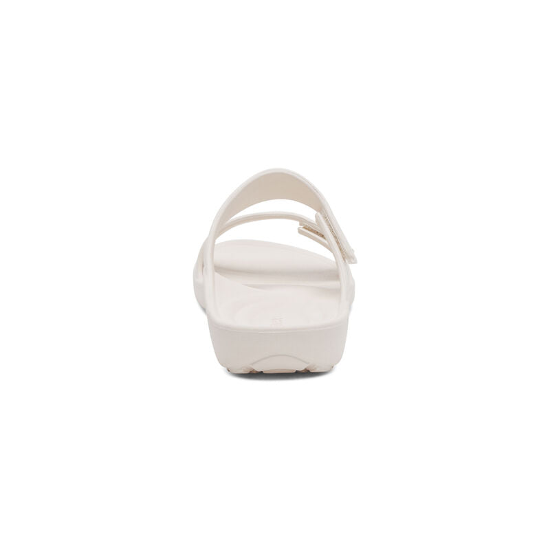 Kaia Two-Band Sandal – with non-slip outsole (side view).