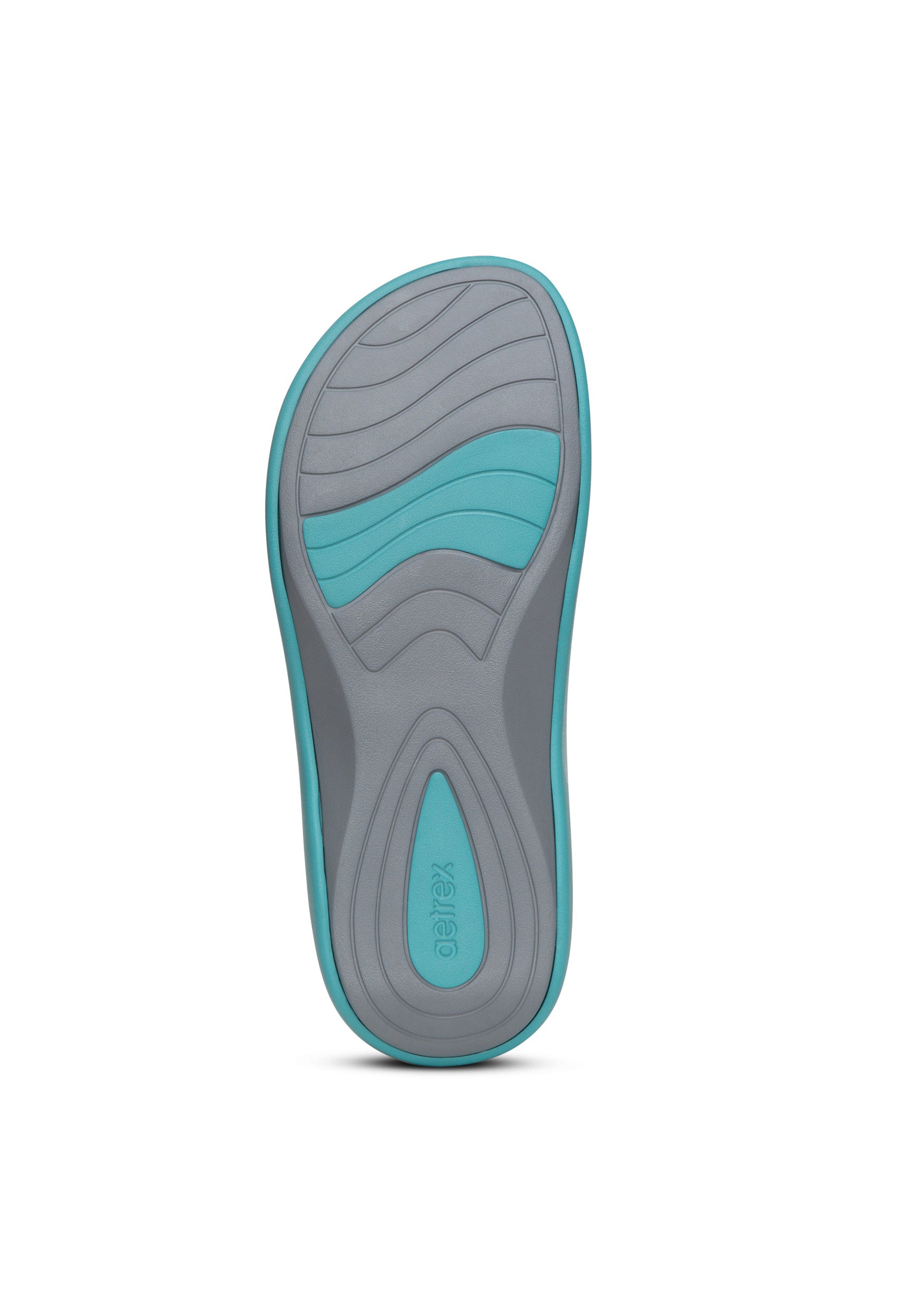 Maui Women's "SkyCloud" Flip-Flops – in aqua.