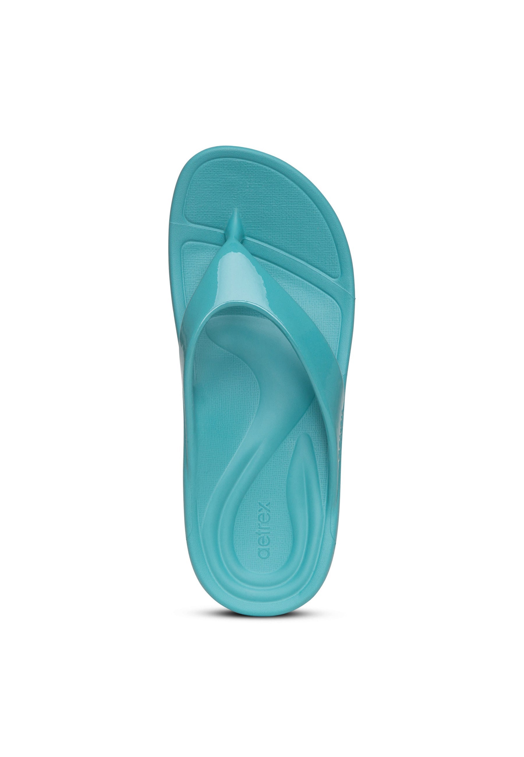 Maui Women's "SkyCloud" Flip-Flops – in aqua.