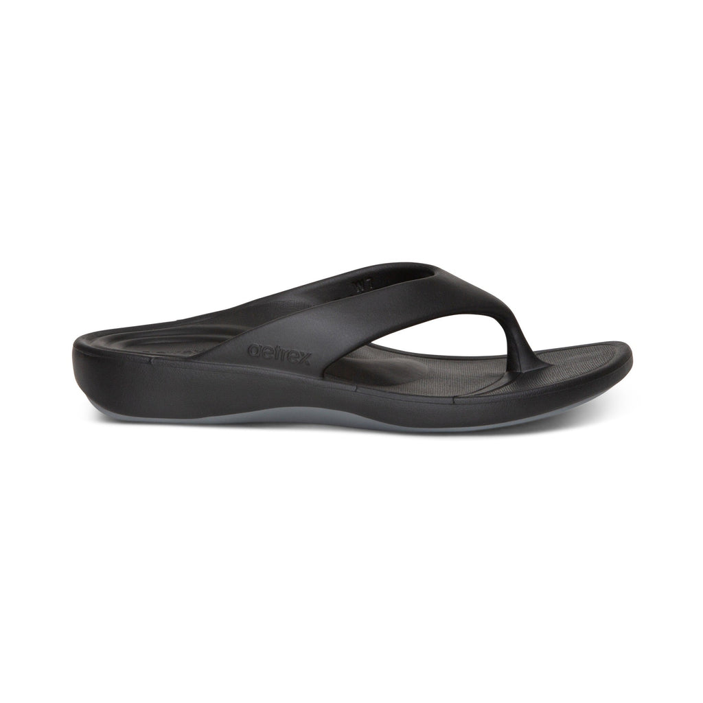 Maui Women's "SkyCloud" Flip-Flops – in black.