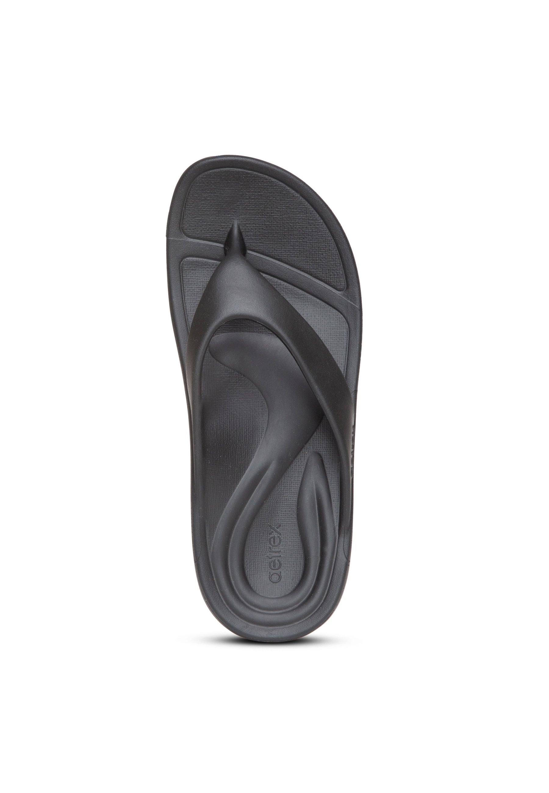 Maui Women's "SkyCloud" Flip-Flops – in black.