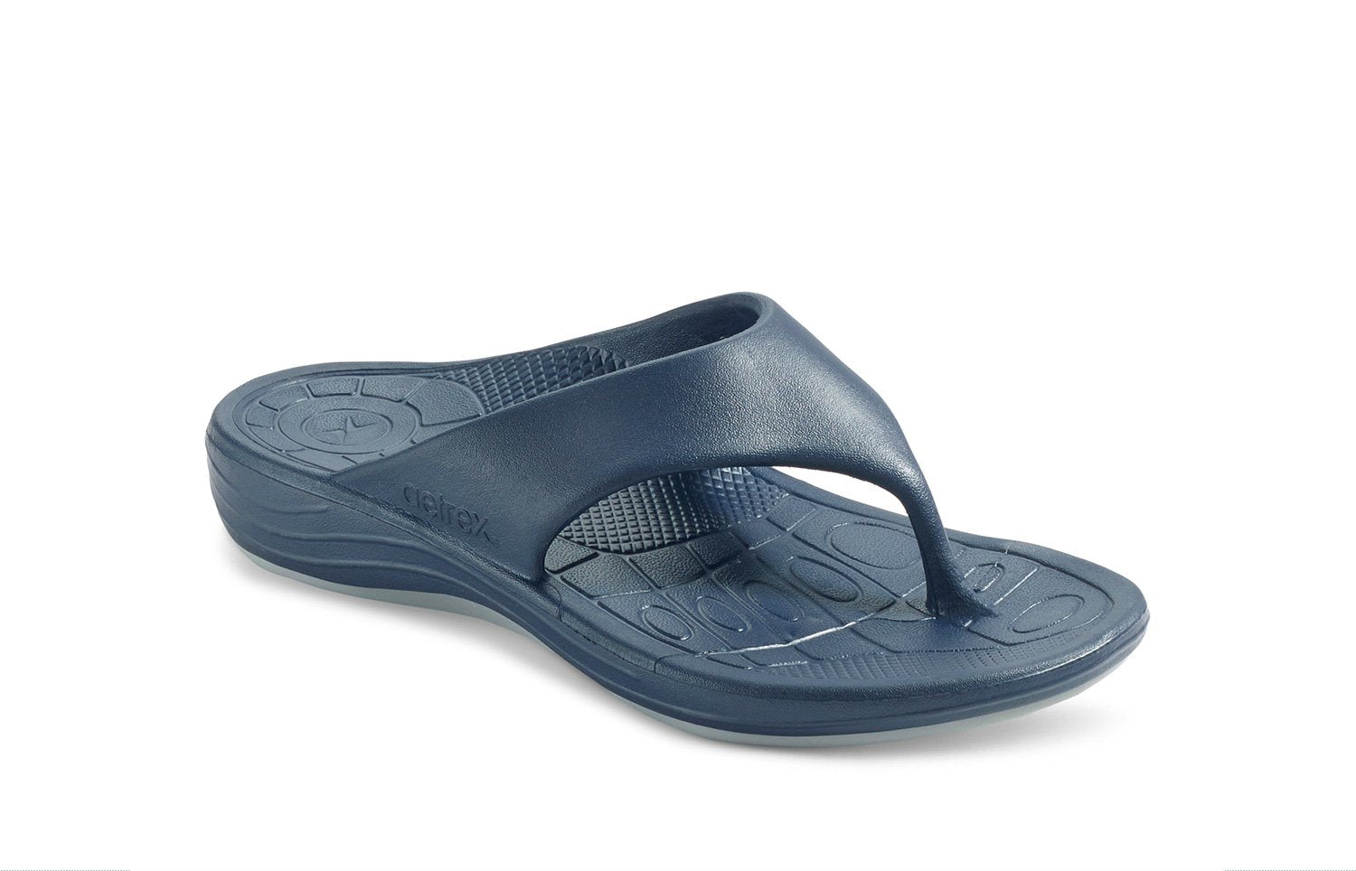 Maui Men's "SkyCloud" Flip-Flops – in grey, with non-slip outsole.