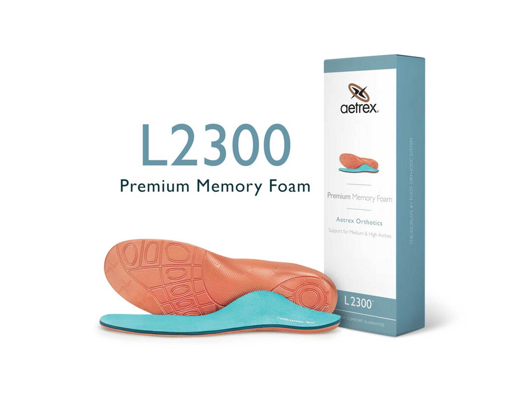 L2300 Men's Memory Foam Insole – Extra Comfort.