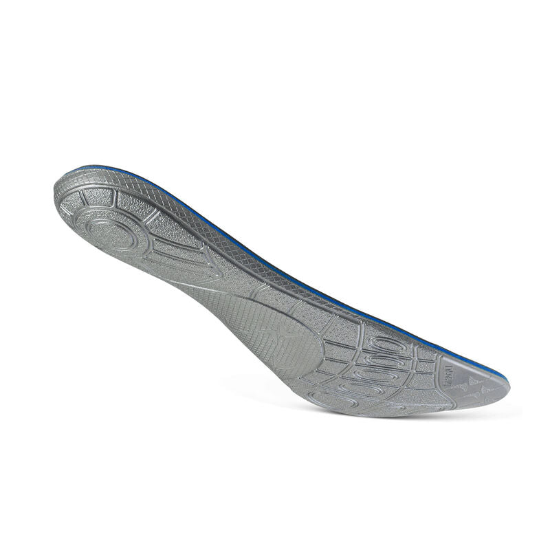 L725 Men's Speed Running Insoles – Flat Feet with Metatarsal Support – in black.