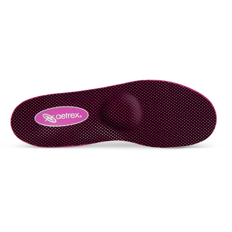 L725 Women's Speed Running Insoles – Flat Feet with Metatarsal Support.